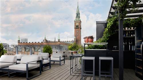 Hotel Danmark Tagterrasse