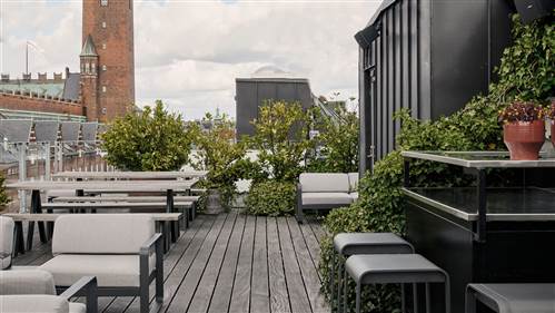 Hotel Danmark Tagterrasse