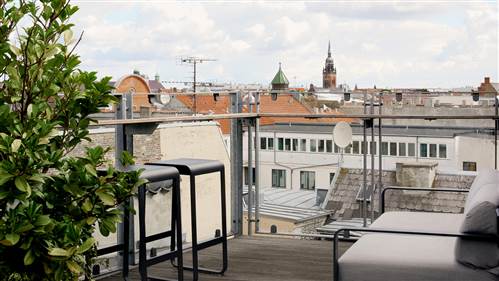 Hotel Danmark Tagterrasse